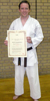 rob barrett Black Belt Grading 2001