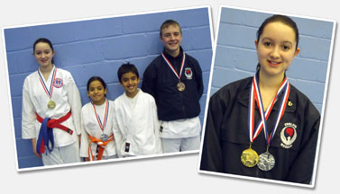 Reading Members at Karate Competition